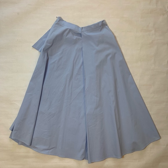 Zara Blue High Waist Midi Skirt Size XS - Picture 8 of 10